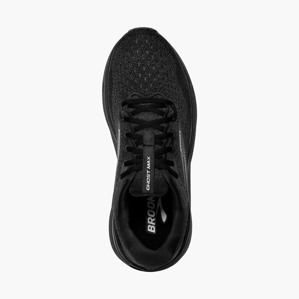 Chaussures Running Route Brooks Ghost Max Noir Femme | UMU-5920004